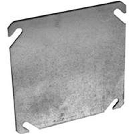 RACO Electrical Box Cover, Square, Flat, Blank 6151377
